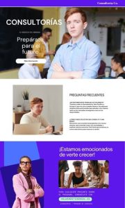 diseño pagina web consultorías