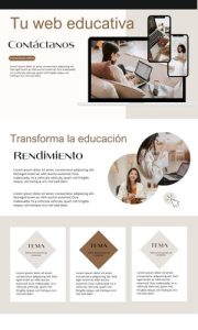diseño pagina web educativa
